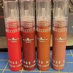 Italia Deluxe Mousse Matte Liquid Lipsticks Set of 4